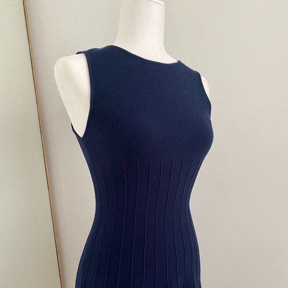 ♦️SOLD♦️Alice + Olivia Scalloped Fit-&-Flare Dress NWOT - Picture 3 of 9